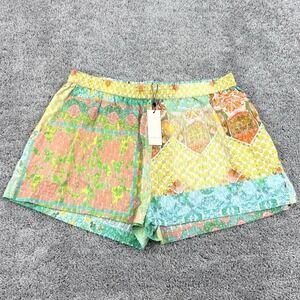 Never Fully Dressed Boho Elissa Shorts Womens 16 Patchwork NWT Cottagecore Beach